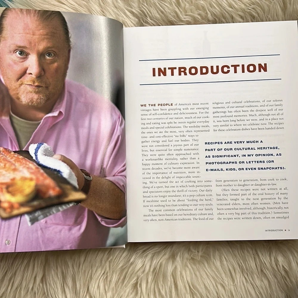 Mario Batali 250 favorite recipes from across the USA cookbook